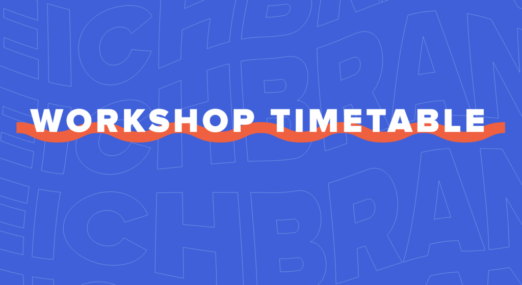 Der Workshop Timetable ist da