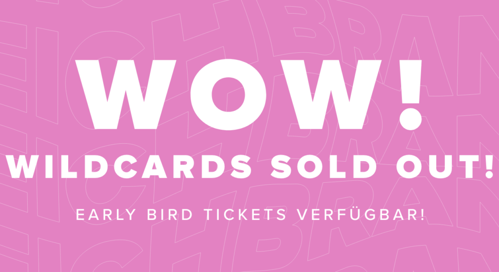 Wildcards sold out!